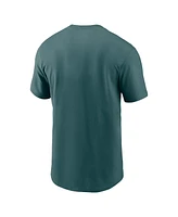 Nike Men's Midnight Green Philadelphia Eagles Primetime Wordmark Essential T-Shirt