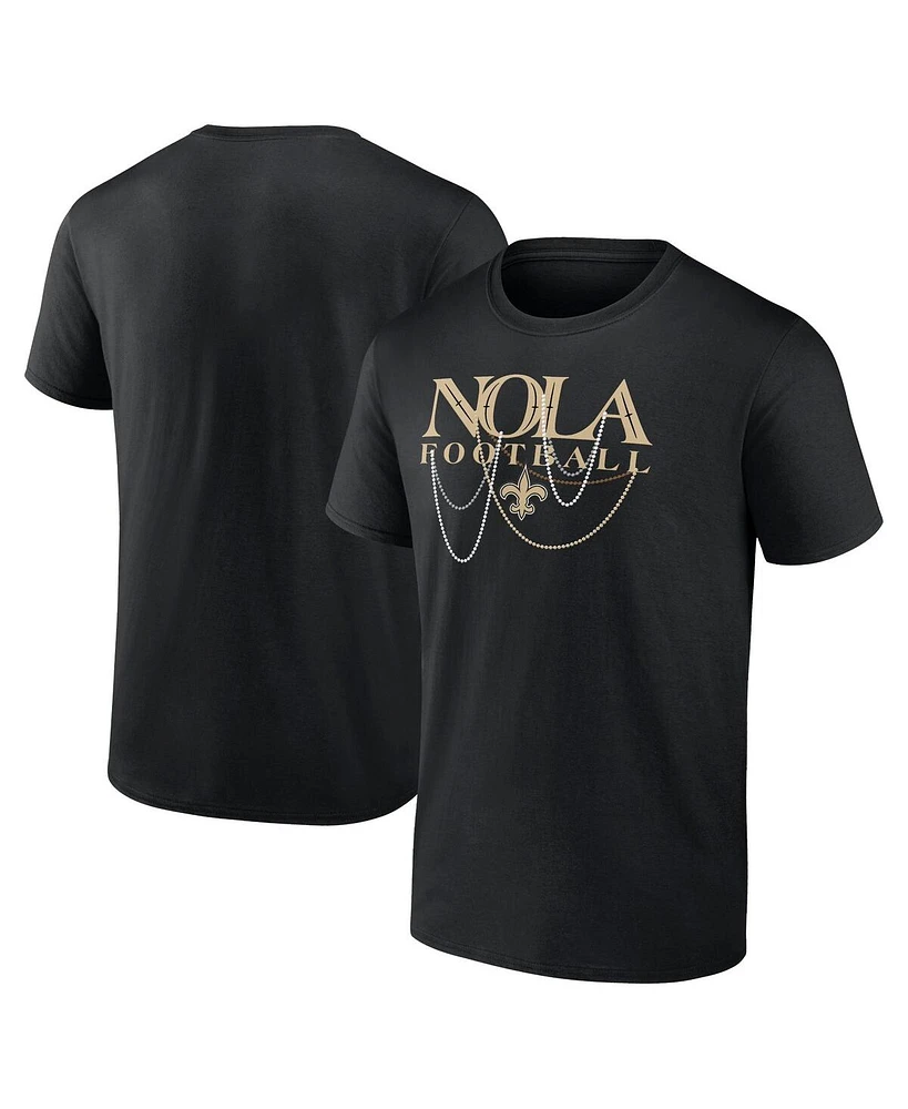 Fanatics Men's Black New Orleans Saints Hometown Offensive Drive T-Shirt