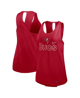 Nike Women's Red Tampa Bay Buccaneers Performance Tank Top