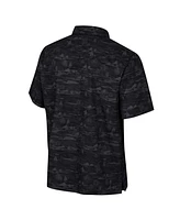 Colosseum Men's Black Texas Tech Red Raiders Ozark Button-Up Shirt