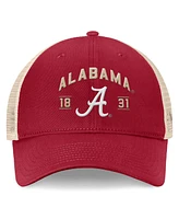 Top of the World Men's Crimson Alabama Crimson Tide Heritage Waylon Trucker Adjustable Hat