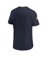 Nike Men's Navy Chicago Bears 2024 Sideline Coach Uv Performance T-Shirt