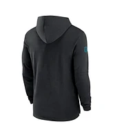 Nike Men's Black Jacksonville Jaguars Sideline Hoodie Performance Long Sleeve T-Shirt