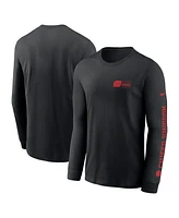 Nike Men's Black Kansas City Chiefs All Out Long Sleeve T-Shirt