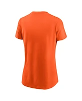 Nike Women's Orange Denver Broncos Team Logo T-Shirt