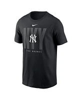 Nike Men's Black New York Yankees Fashion Local T-Shirt