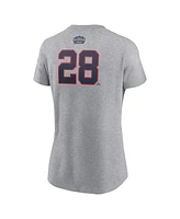 Nike Women's Nolan Arenado Gray St. Louis Cardinals 2024 Rickwood Classic Fuse Name Number T-Shirt