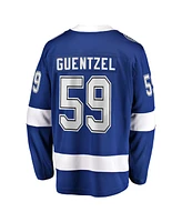 Fanatics Men's Jake Guentzel Blue Tampa Bay Lightning Home Premier Breakaway Player Jersey