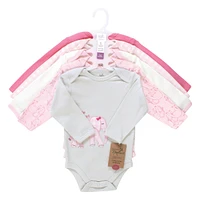 Touched by Nature Baby Girls Organic Cotton Long-Sleeve Bodysuits