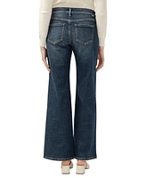 Jag Women's Willow Mid Rise Wide Leg Jeans