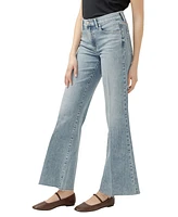 Jag 70s Women's High Rise Wide Leg Jeans