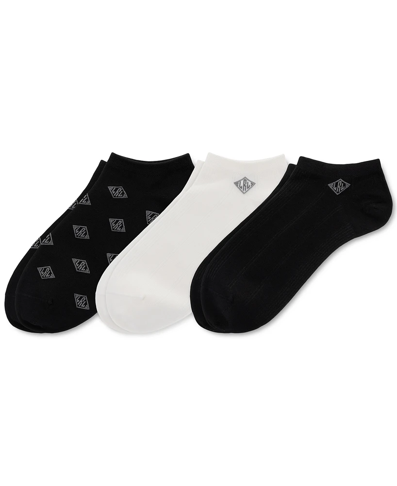 Lauren Ralph Lauren Women's 3-Pk. Deco Low Cut Socks