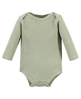 Hudson Baby Girls Thermal Long Sleeve Bodysuits