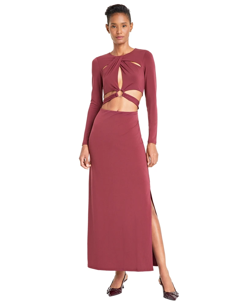 Guess Women's Alyce Waist-Cutout Maxi Dress