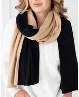 zestt organics Cashmere Cotton Luxe Travel Scarf