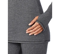 Cuddl Duds Long-Sleeve Cozy Crewneck Top