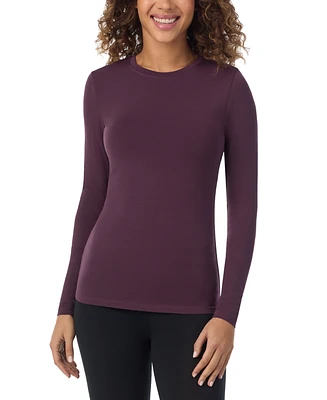 Cuddl Duds Softwear Long-Sleeve Crewneck Top