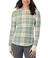 Cuddl Duds Cozy Stretch Thermal Crewneck Top