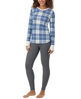 Cuddl Duds Cozy Stretch Thermal Crewneck Top