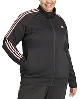 adidas Women's 3-Stripe Tricot Track Jacket, Xs-4X