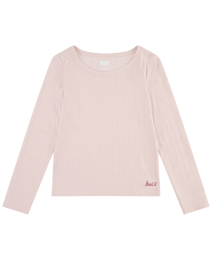 Levi's Big Girls Rib Knit Top