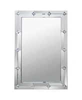 Streamdale Furniture Hessa Wall Decor In Mirrored & Faux Rhinestones