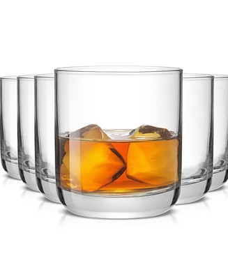 JoyJolt Faye Double Old Fashioned Whiskey Glasses, Set of 6