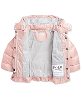 Polo Ralph Lauren Baby Metallic Peplum Bomber Coat