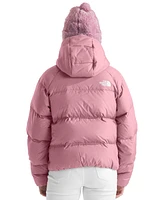 The North Face Big Girls Quilted Full-Zip Hooded Down Jacket