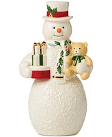 Lenox 2024 Snowman with Bear Figurine