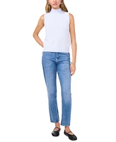 1.state Women's Mock Neck Sleeveless Sweater