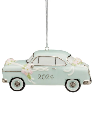 Lenox 2024 Just Married Vintage Car Ornament