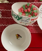 Lenox Snoopy Christmas All Purpose Bowls, Set of 4