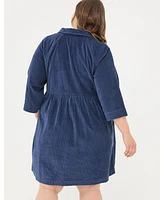 FatFace Plus Sara Bubble Cord Dress