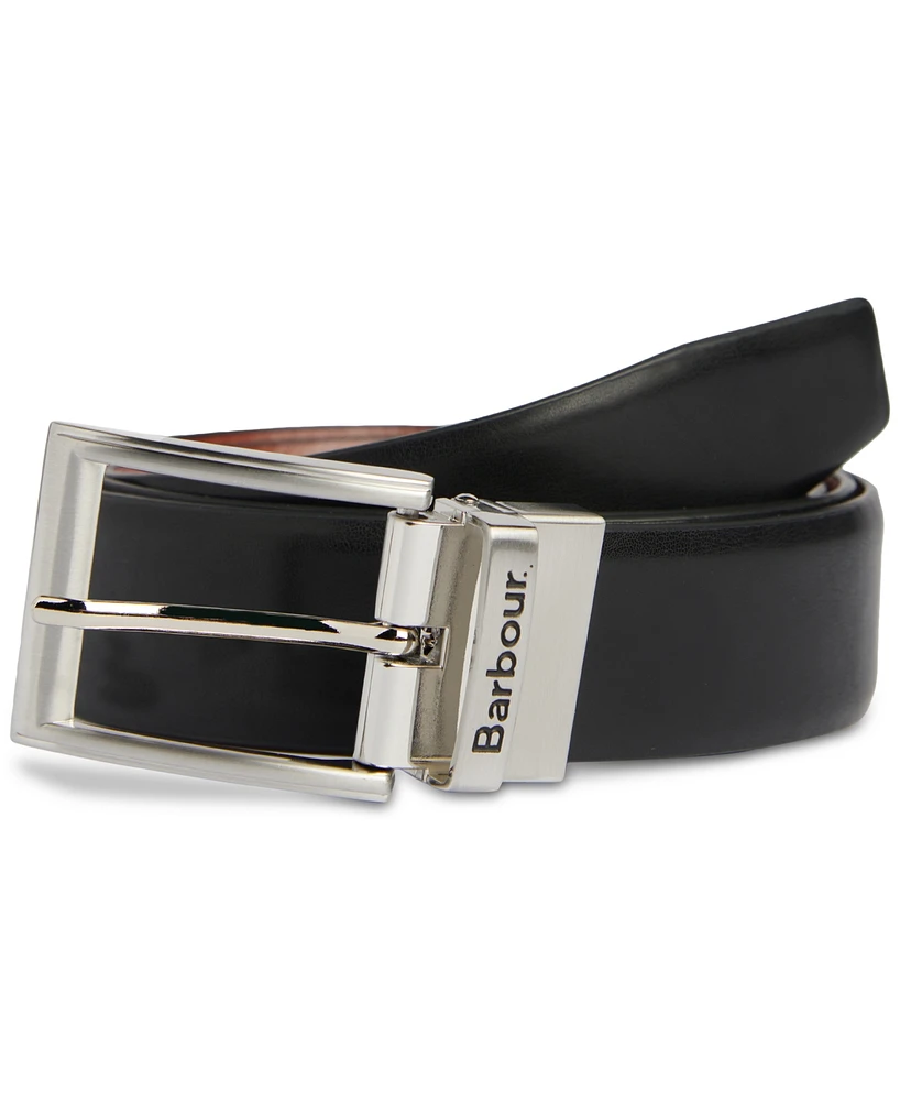 Barbour Men's Reversible Logo Belt