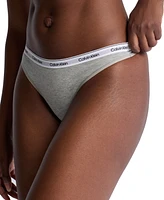 Calvin Klein Women's 3-Pk. Modern Logo Low-Rise Thong Underwear QD5209