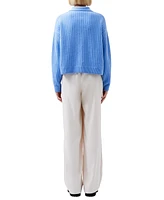 French Connection Women's Vhari Collared Long-Sleeve Sweater