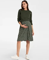 Seraphine Women's 2 1 Maternity and Nursing Dress