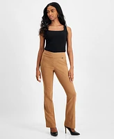 I.n.c. International Concepts Petite Mid-Rise Bootcut Pants