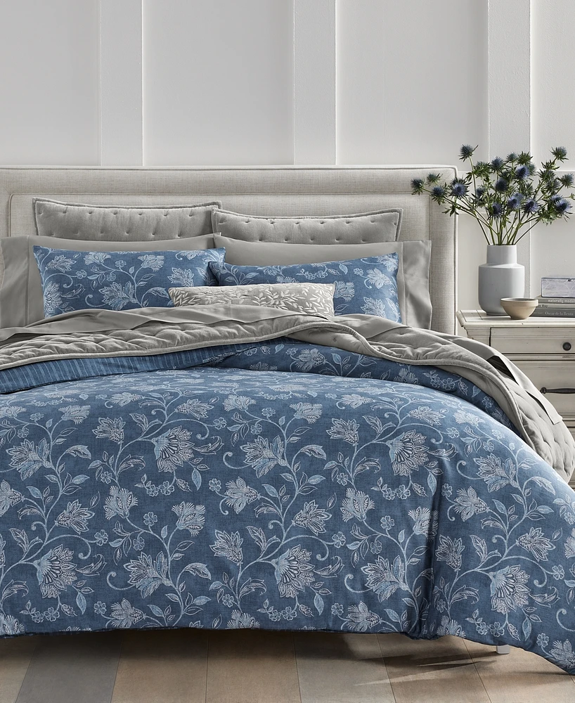 Charter Club Azure Jacobean 2-Pc. Comforter Set, Twin, Exclusively at Macy's