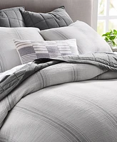 Closeout! Oake Artisanal Stripe 3-Pc. Comforter Set, King, Exclusively at Macy's
