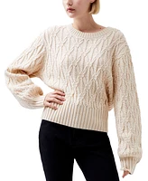 French Connection Women's Layon Jini Braided Sweater