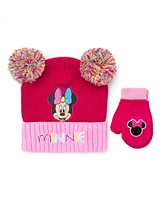 Minnie Mouse Hat And Mitten Set