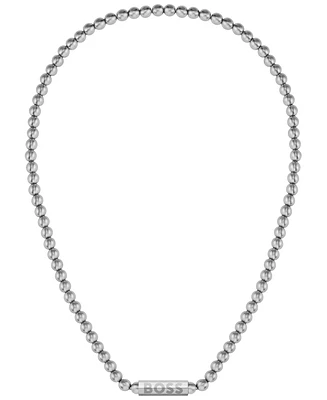 Hugo Boss Men's Sphere Stainless Steel Necklaces - Silver