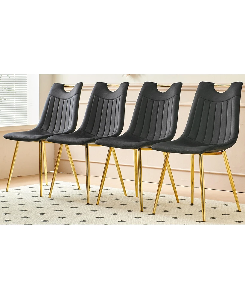 Simplie Fun Elegant Contemporary Dining/Coffee Chair, Set of 4