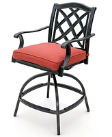 Wythburn Bar Height Outdoor Stool, Created for Macy's