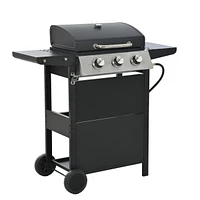 3-Burner Stainless Steel Propane Gas Grill