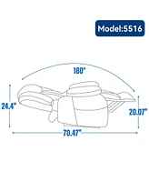 Streamdale Furniture Electric Power Lift Recliner with Massage & Heat