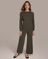 Donna Karan New York Cashmere Blend Sweater Pants