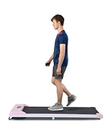 Streamdale Furniture 2 In 1 Under Desk Electric Treadmill 2.5HP, With Tooth App And Speaker